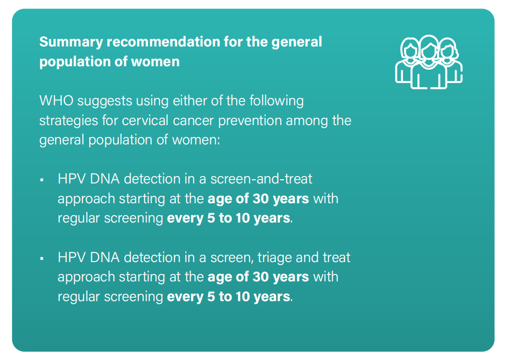 WHO發(fā)布宮頸癌防治新版指南，「推薦HPV-DNA 檢測(cè)為宮頸癌首選篩查方法」